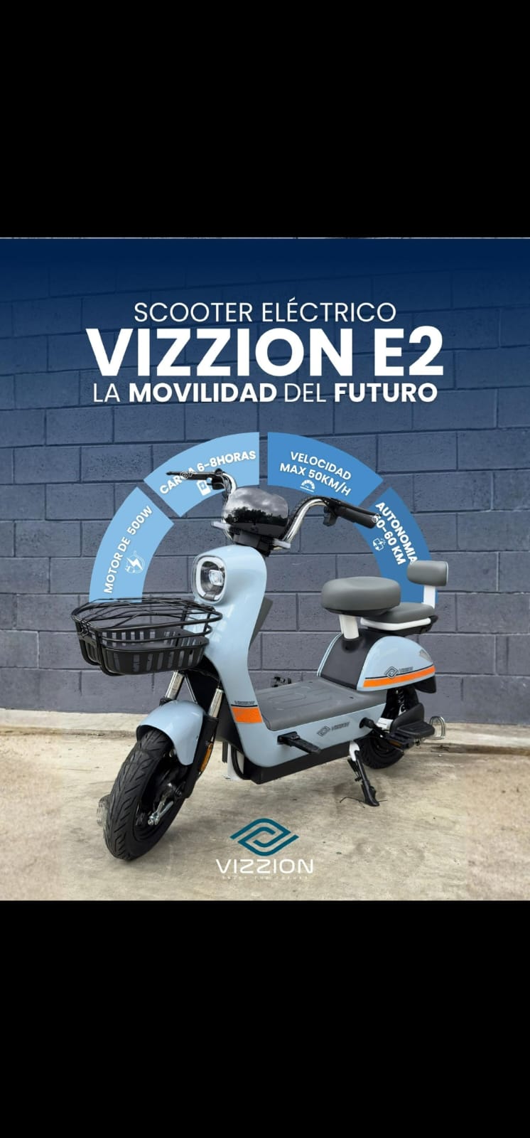 BICICLETA ELECTRICA VIZZION E2